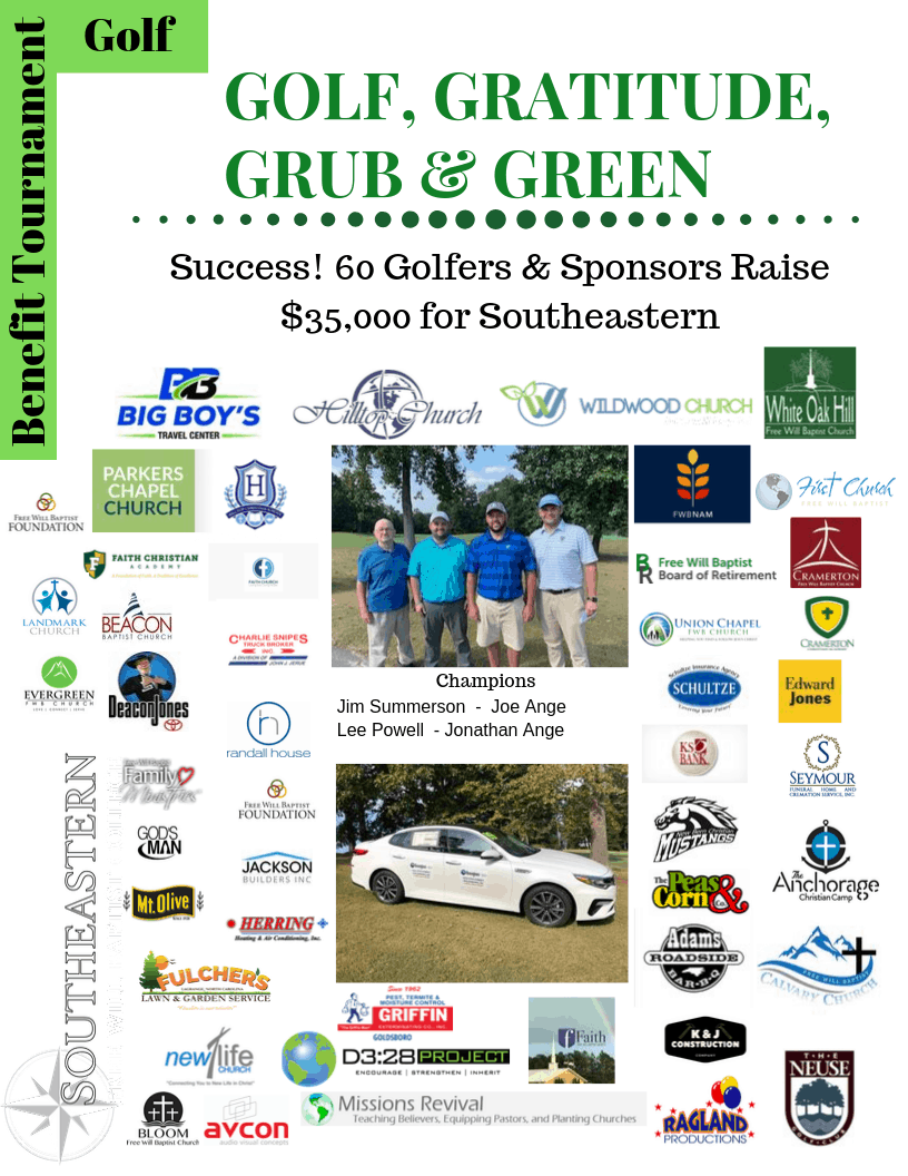 Golf, Gratitude, Grub & Green
